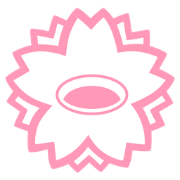 hole and white flower