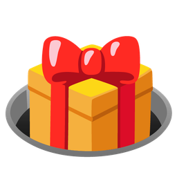 hole and wrapped gift