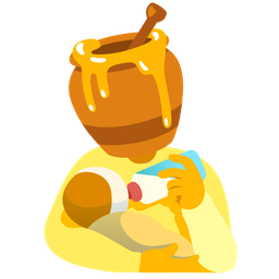 Honey pot and Baby bottle