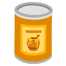 Honey pot and Canned food
