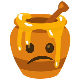 Honey pot and Confused face