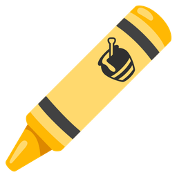 Honey pot and Crayon