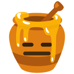Honey pot and Expressionless face