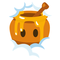 Honey pot and Face in clouds