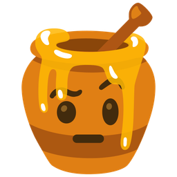 Honey pot and Face with raised eyebrow