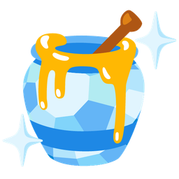 Honey pot and Gem stone