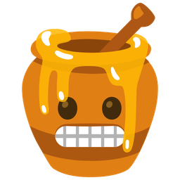 Honey pot and Grimacing face