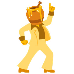 Honey pot and Mirror ball