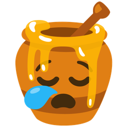 Honey pot and Sleepy face