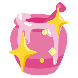 Honey pot and Sparkling heart