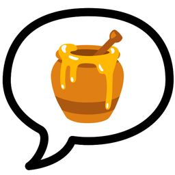 Honey pot and Speech balloon