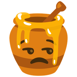 Honey pot and Unamused face