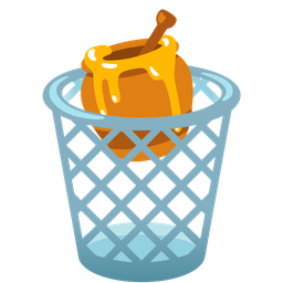 Honey pot and Wastebasket