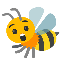 Honeybee and Astonished face