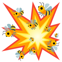 honeybee and collision