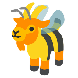 honeybee and goat