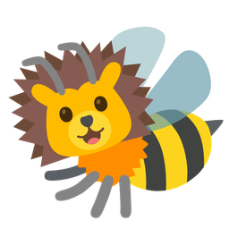 honeybee and hedgehog
