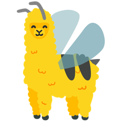 honeybee and llama