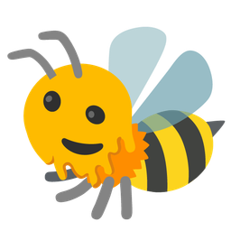 Honeybee and Melting face