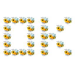 honeybee and OK button