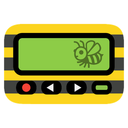 honeybee and pager
