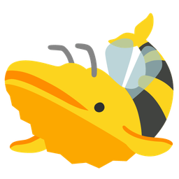 honeybee and spouting whale