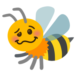 honeybee and woozy face