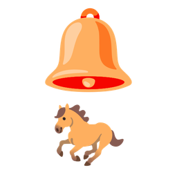horse and bell