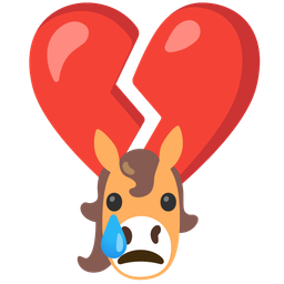 horse and broken heart