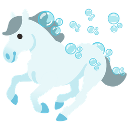 Horse and Bubbles