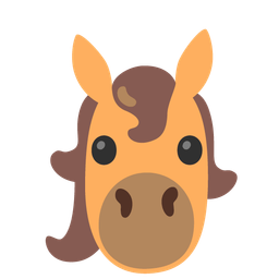 Horse and Face without mouth