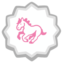 Horse and Fish cake with swirl