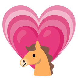 horse and growing heart