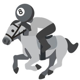 Horse and Pool 8 ball