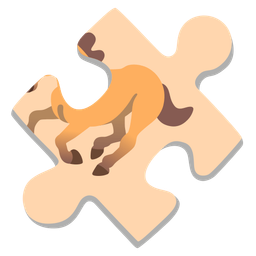 Horse and Puzzle piece