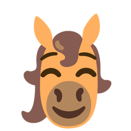 Horse and Smiling face