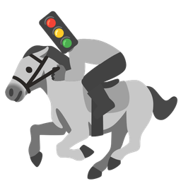 Horse and Vertical traffic light