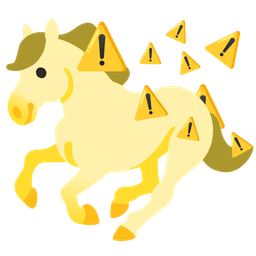 Horse and Warning