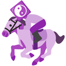 horse and yin yang