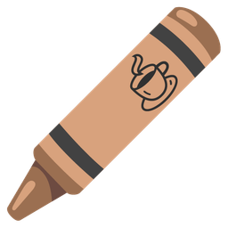 Hot beverage and Crayon