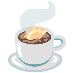 Hot beverage and Dumpling