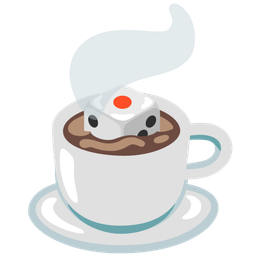 Hot beverage and Game die