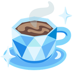Hot beverage and Gem stone