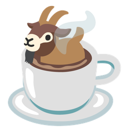 Hot beverage and Goat