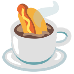 Hot beverage and Hot dog