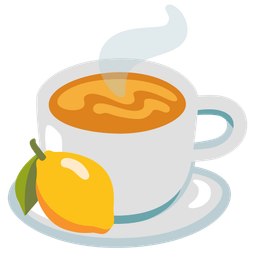 Hot beverage and Lemon