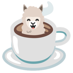 Hot beverage and Llama