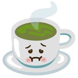 Hot beverage and Nauseated face