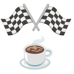 Hot beverage and Racing car