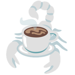 Hot beverage and Scorpion